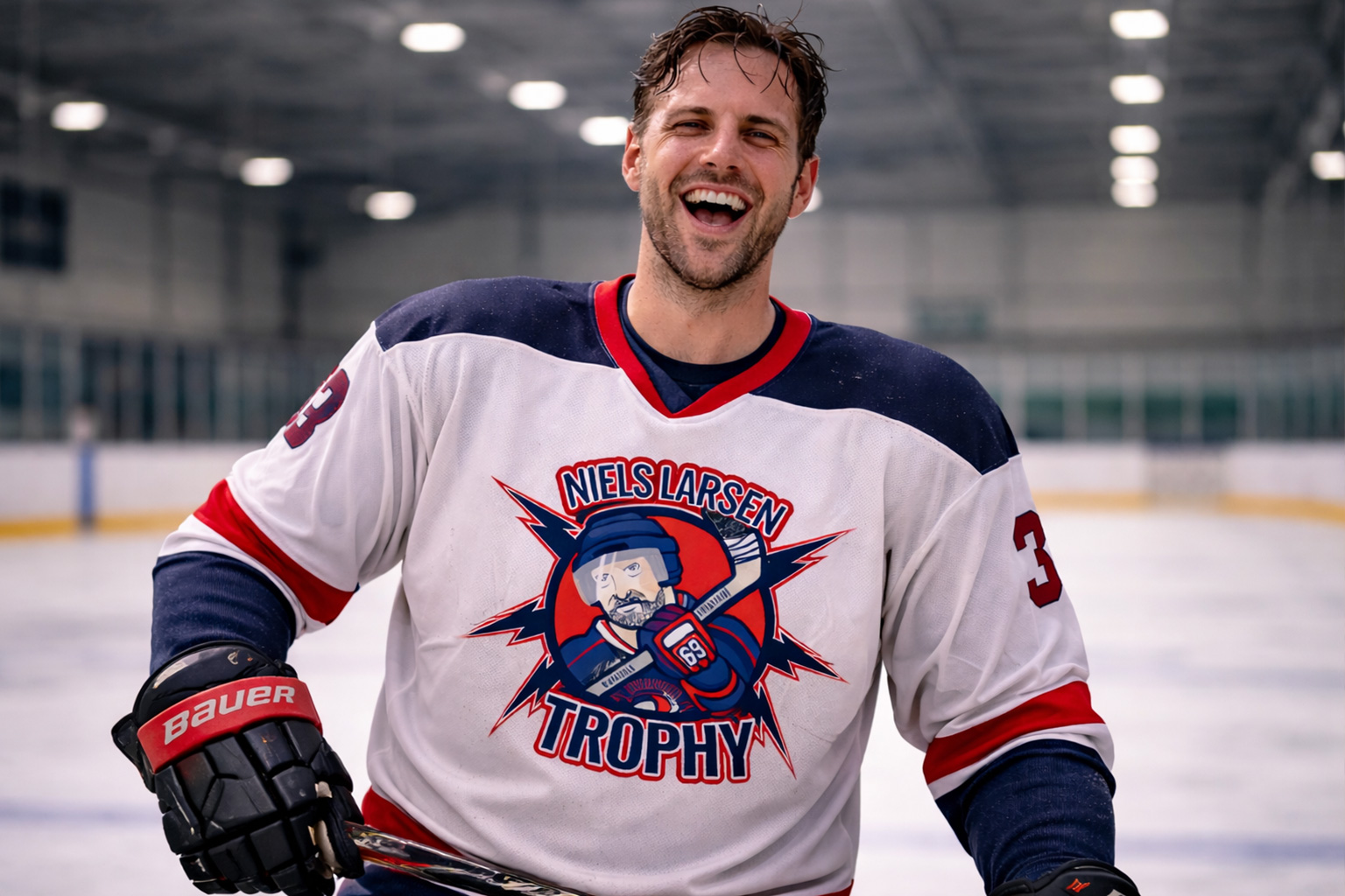 Hockey players participating in the Niels Larsen Trophy - Spring Edition